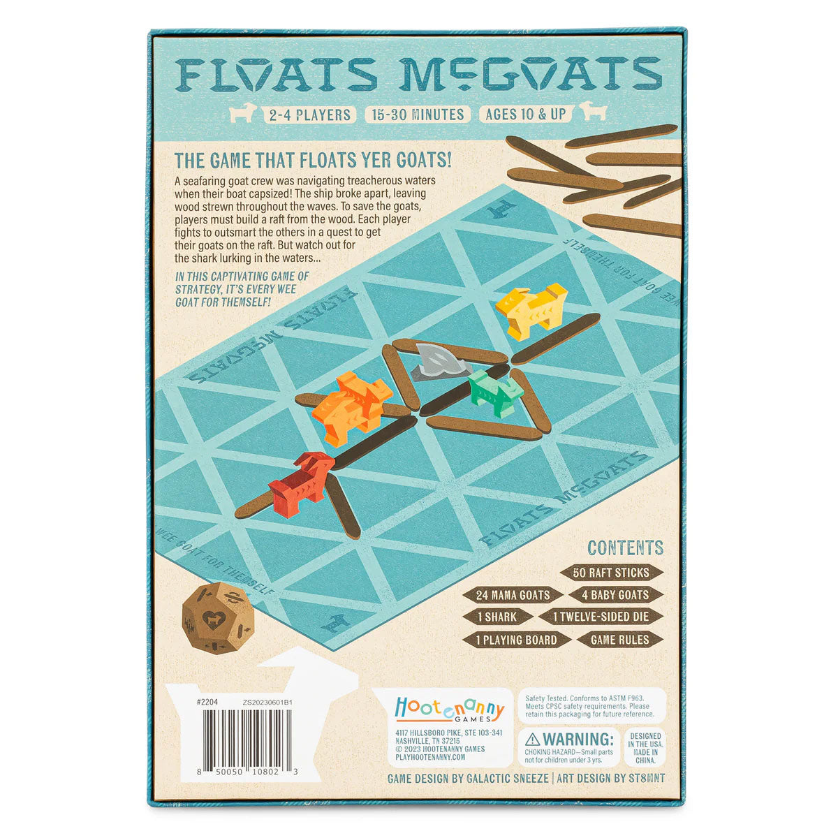 Hootenany Games Floats McGoats Strategy Game