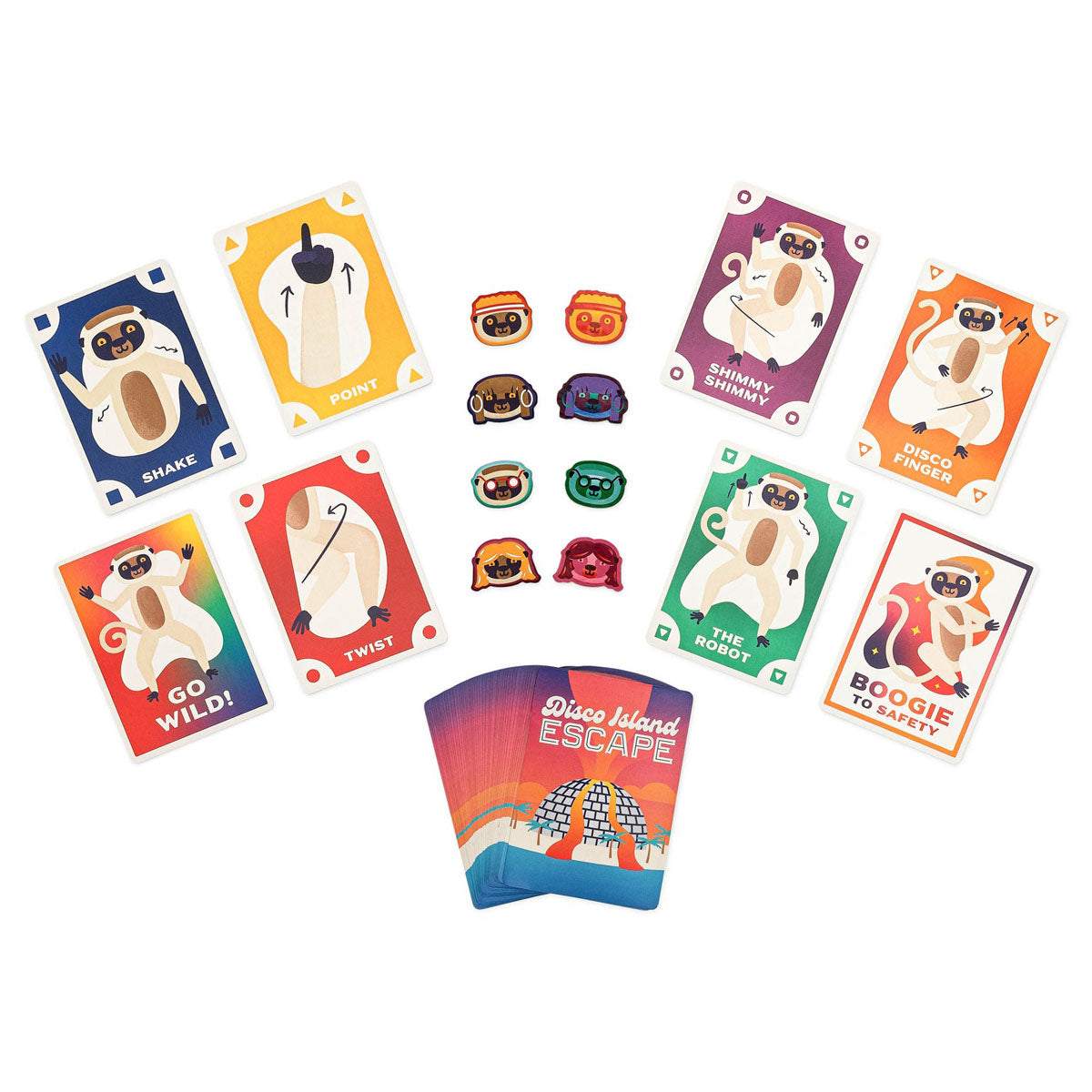 Hootenany Games Disco Island Escape Board Game