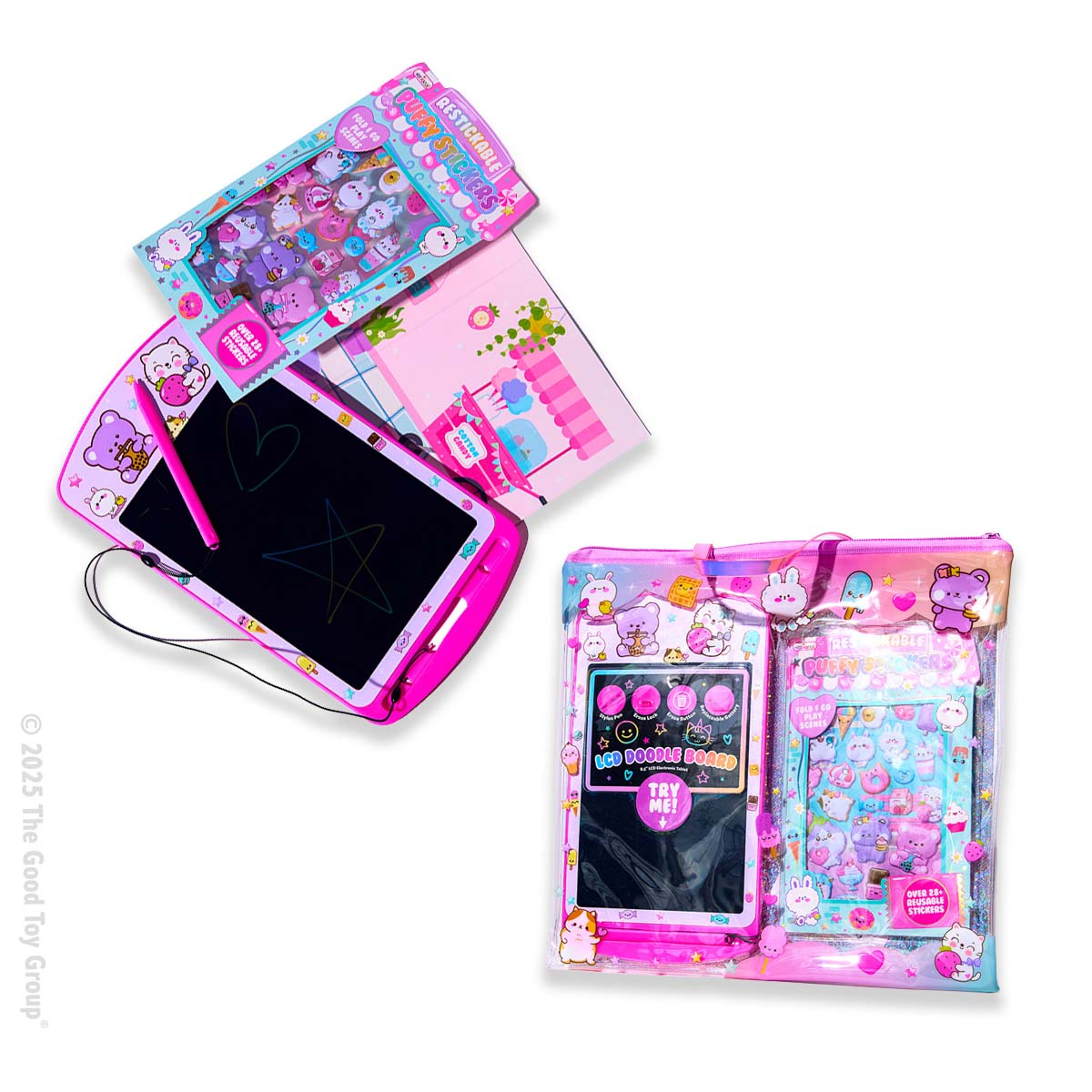 On the Go LCD Doodle & Play Set - Critters