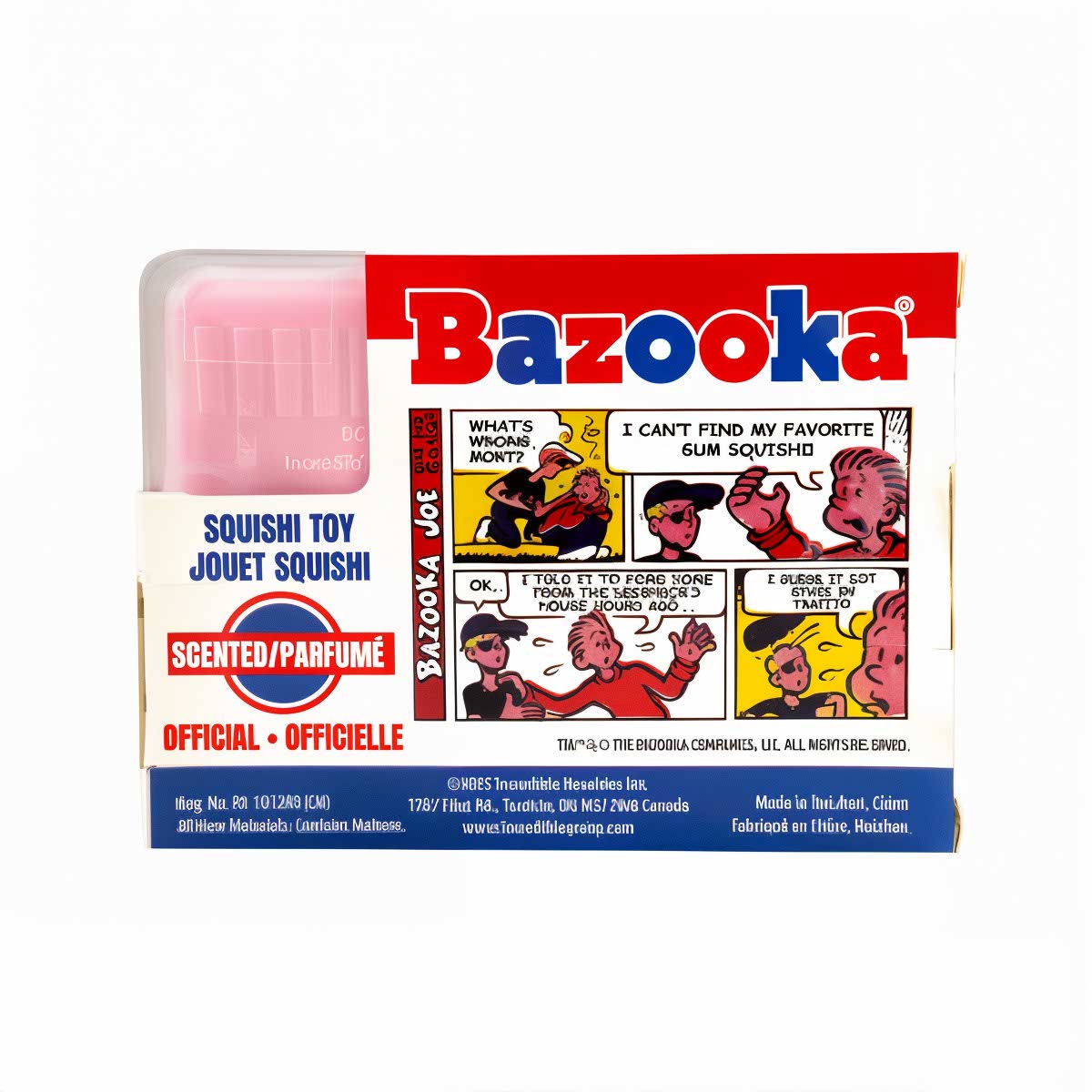 Incredible Group Bazooka Joe Gum Scented Squishi Toy