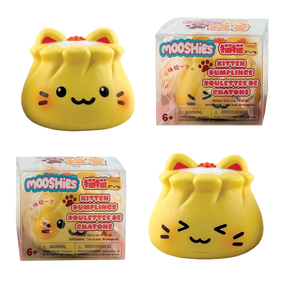 Mooshies Kitten Dumplings Slow Rise Squishy – Happy Up Inc Toys