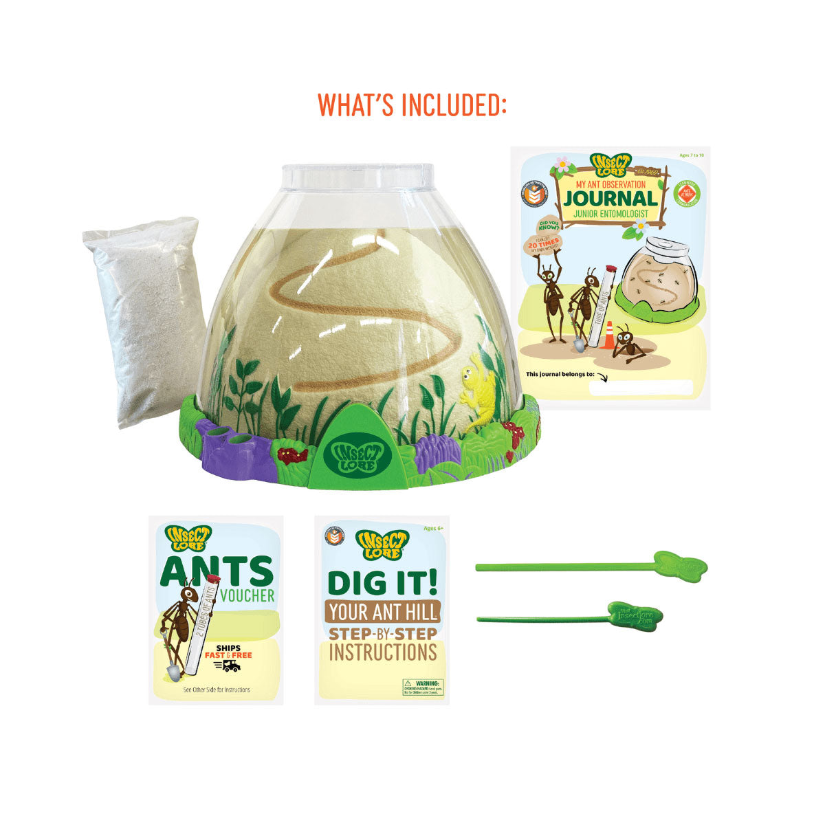 Insect Lore Ant Hill Habitat with Voucher