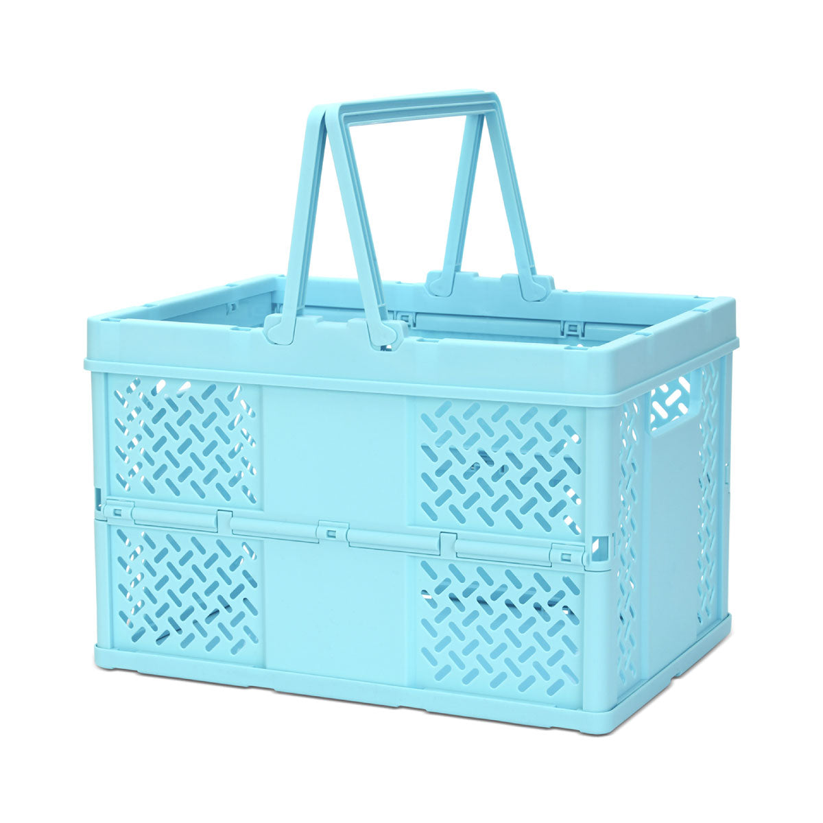 iScream Large Foldable Storage Crate - Blue
