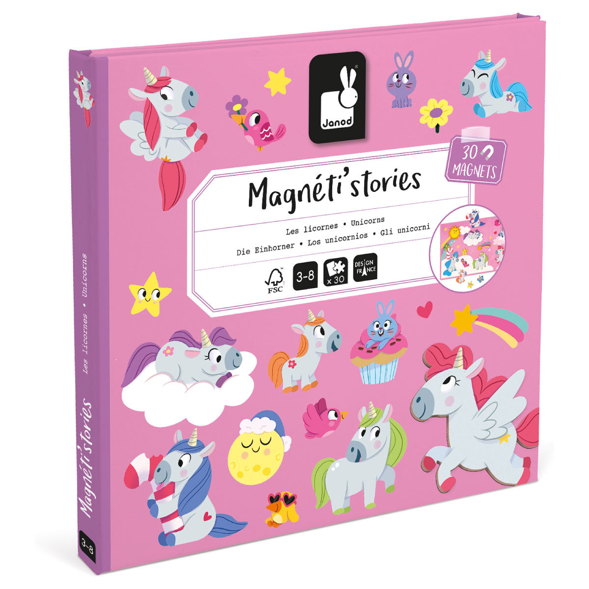 Janod MagnetiStories - Unicorns