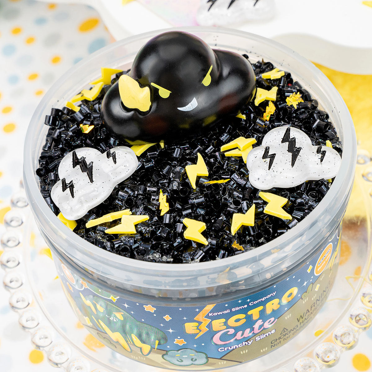 Electrocute Crunchy Bingsu Slime - Kawaii Slime Signature Dome