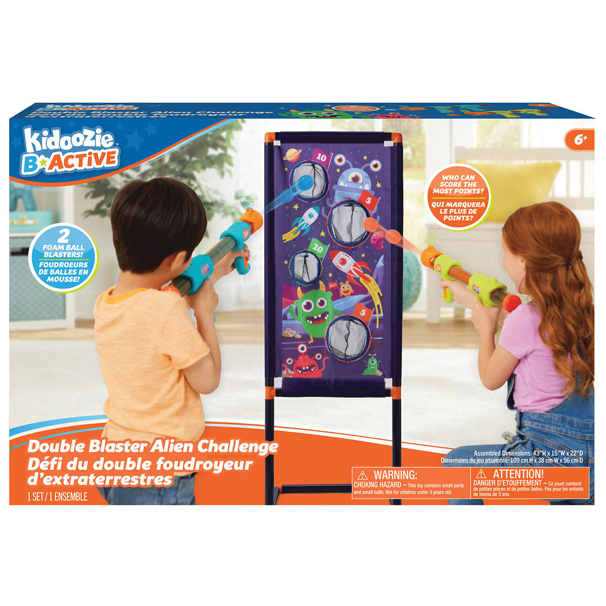 Kidoozie B-Active Double Blaster Alien Challenge