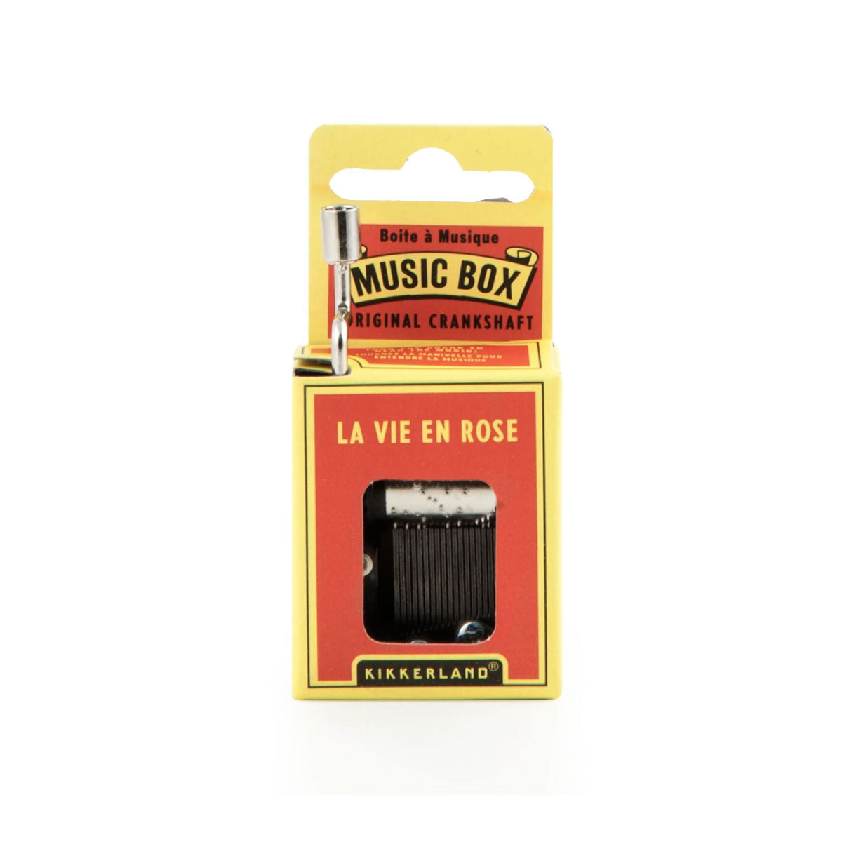 La Vie En Rose Crankshaft Music Box from Kikkerland