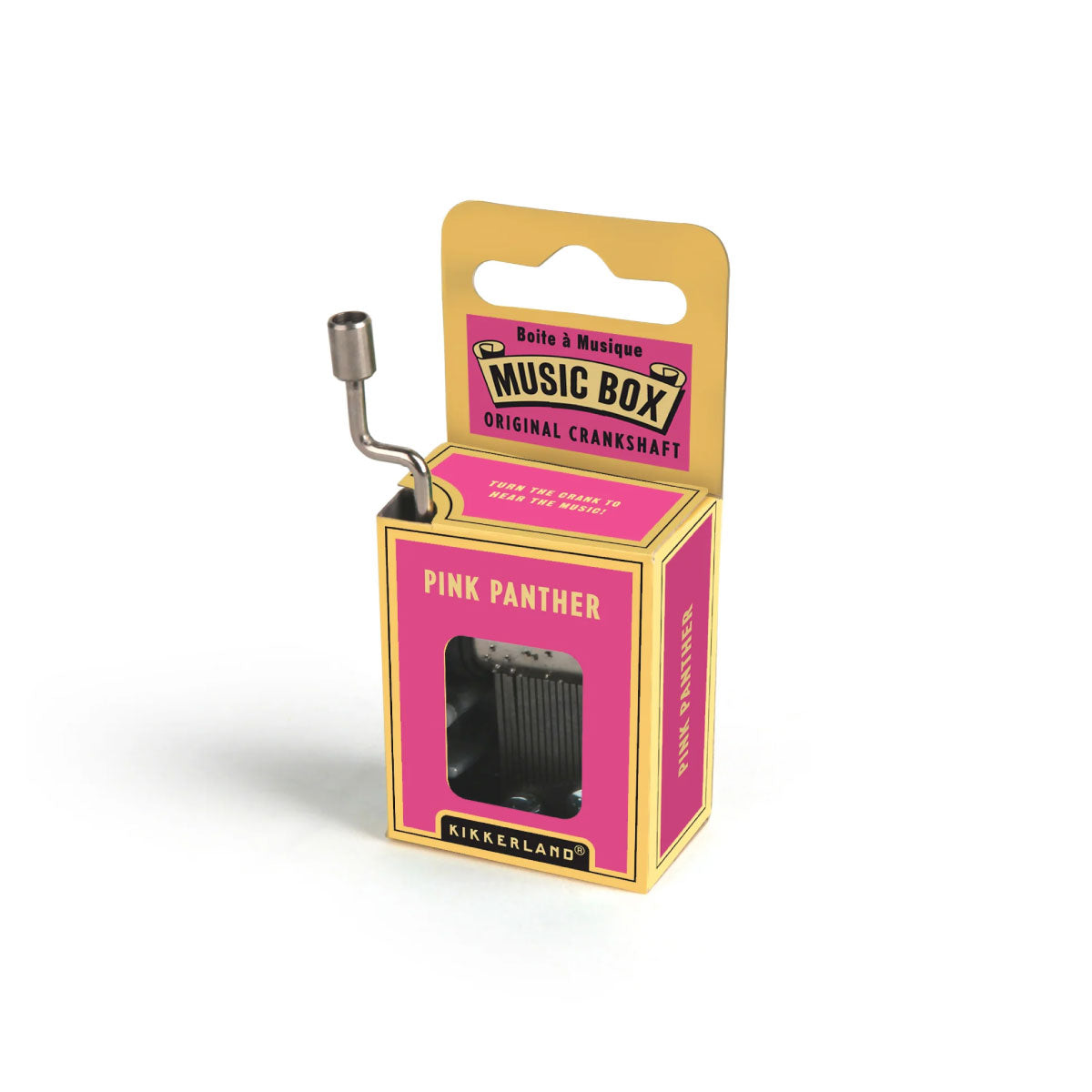 Pink Panther Happy Crankshaft Music Box from Kikkerland