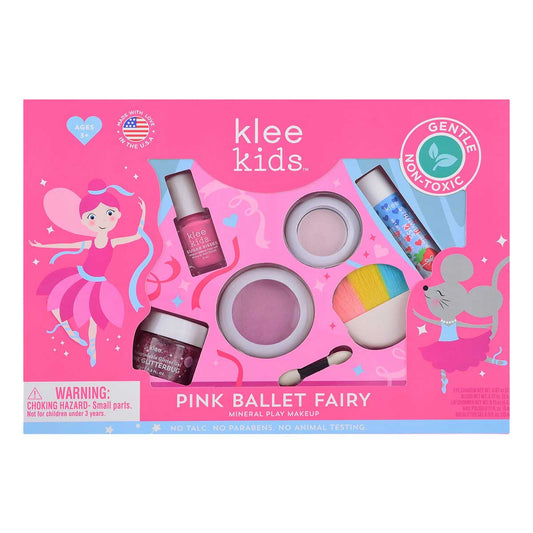 Klee Kids Pink Ballet Fairy Mineral Play Makeup Kit