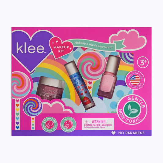 Klee Spinning Pink Makeup Kit with Bioglitter