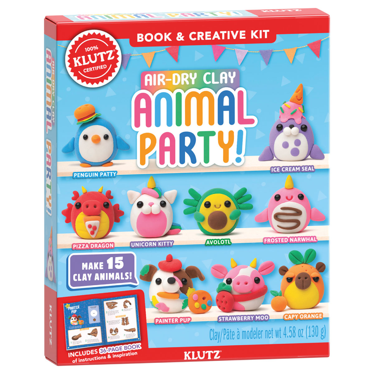 Klutz Air-Dry Clay Animal Party