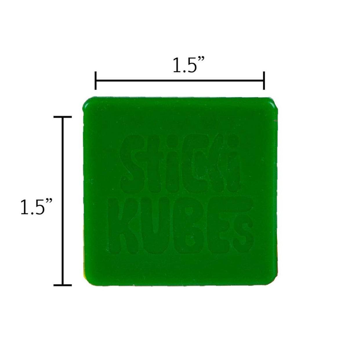 Jumbo StickiKubes measure 1.5 inches square.
