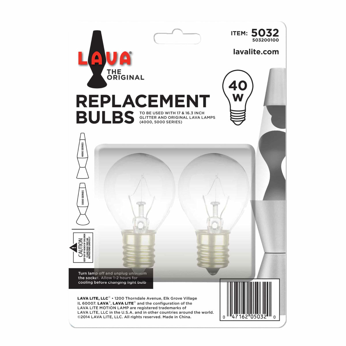 40 Watt Lava Lamp Replacement Bulbs 2 Pack