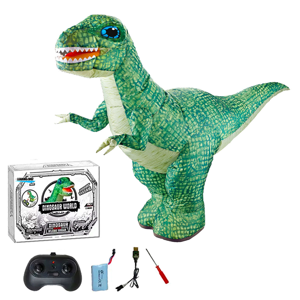 Inflatable RC Dinosaur - Green
