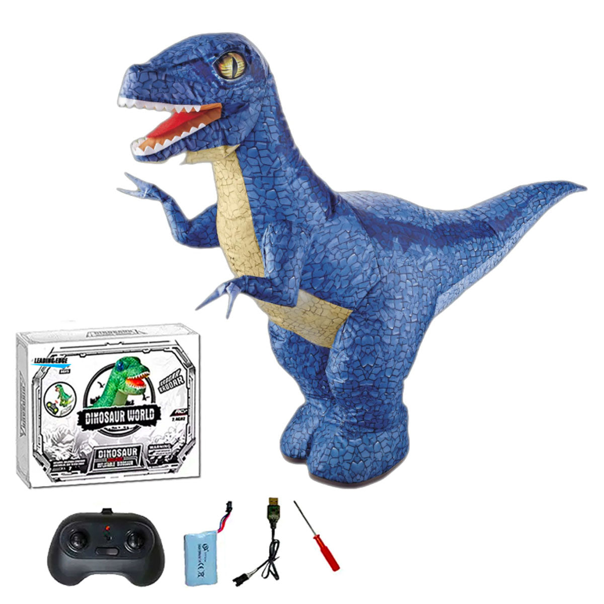 Inflatable RC Dinosaur - Blue