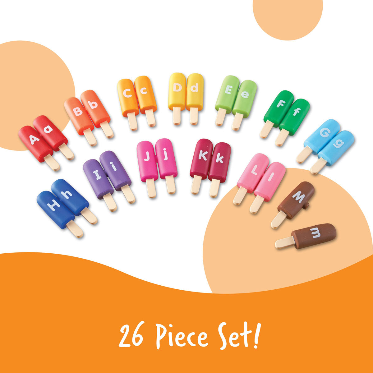 Learning Resources Smart Snacks Alpha Pops 26 piece set