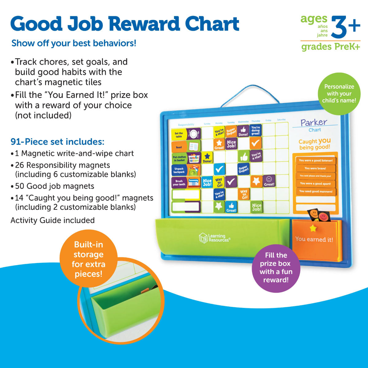 Learning Resources Good Job Reward Chart
