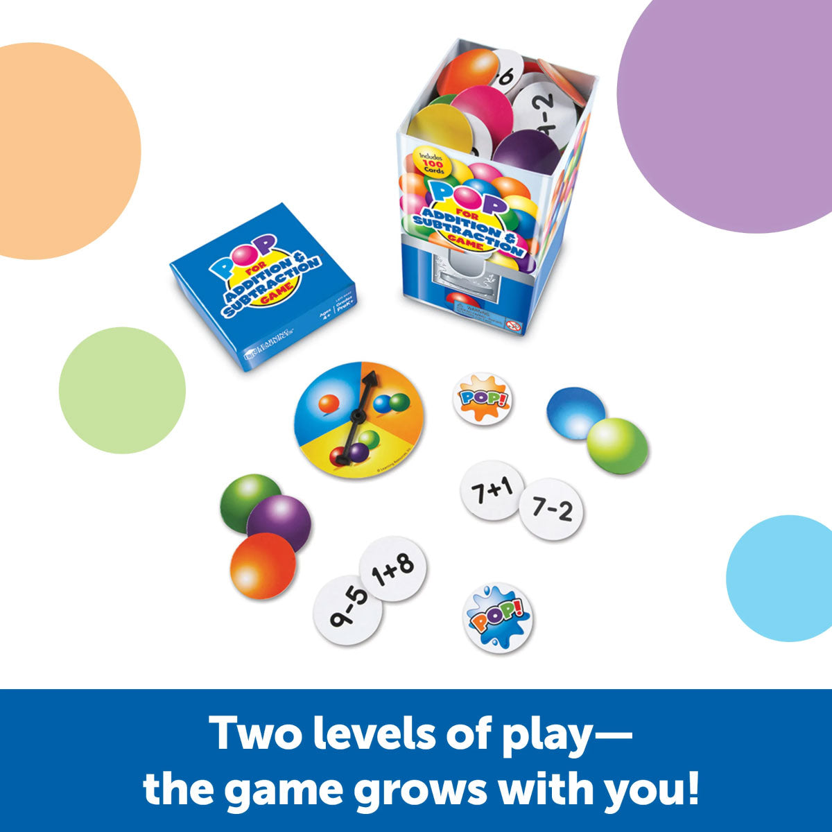 Learning Resources Pop for Addition & Subtraction Game