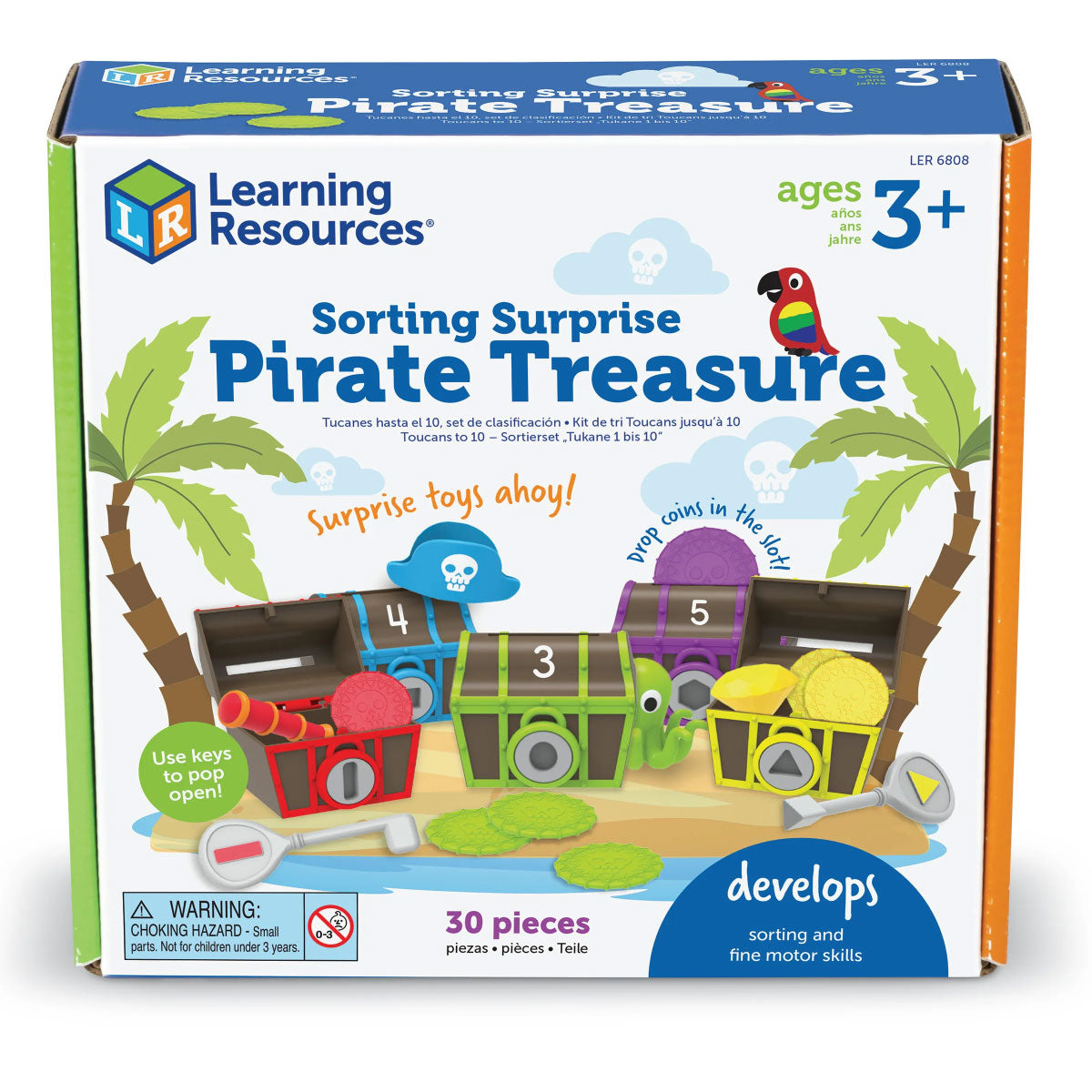Learning Resources Sorting Surprise Pirate Treasure