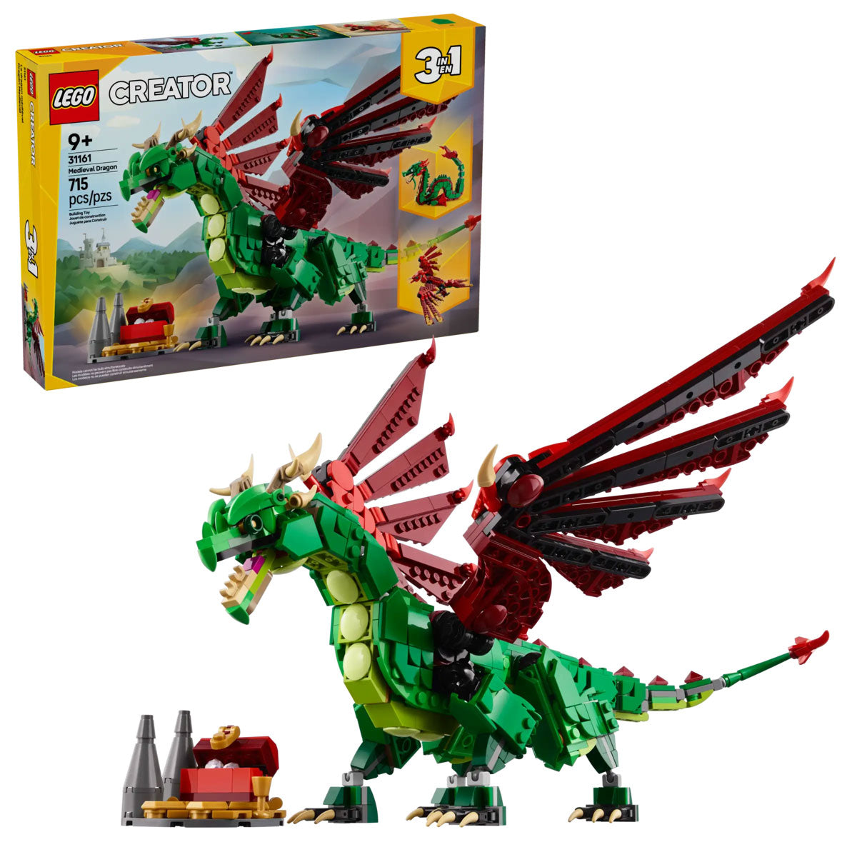 LEGO Creator 3 in 1 Medieval Dragon