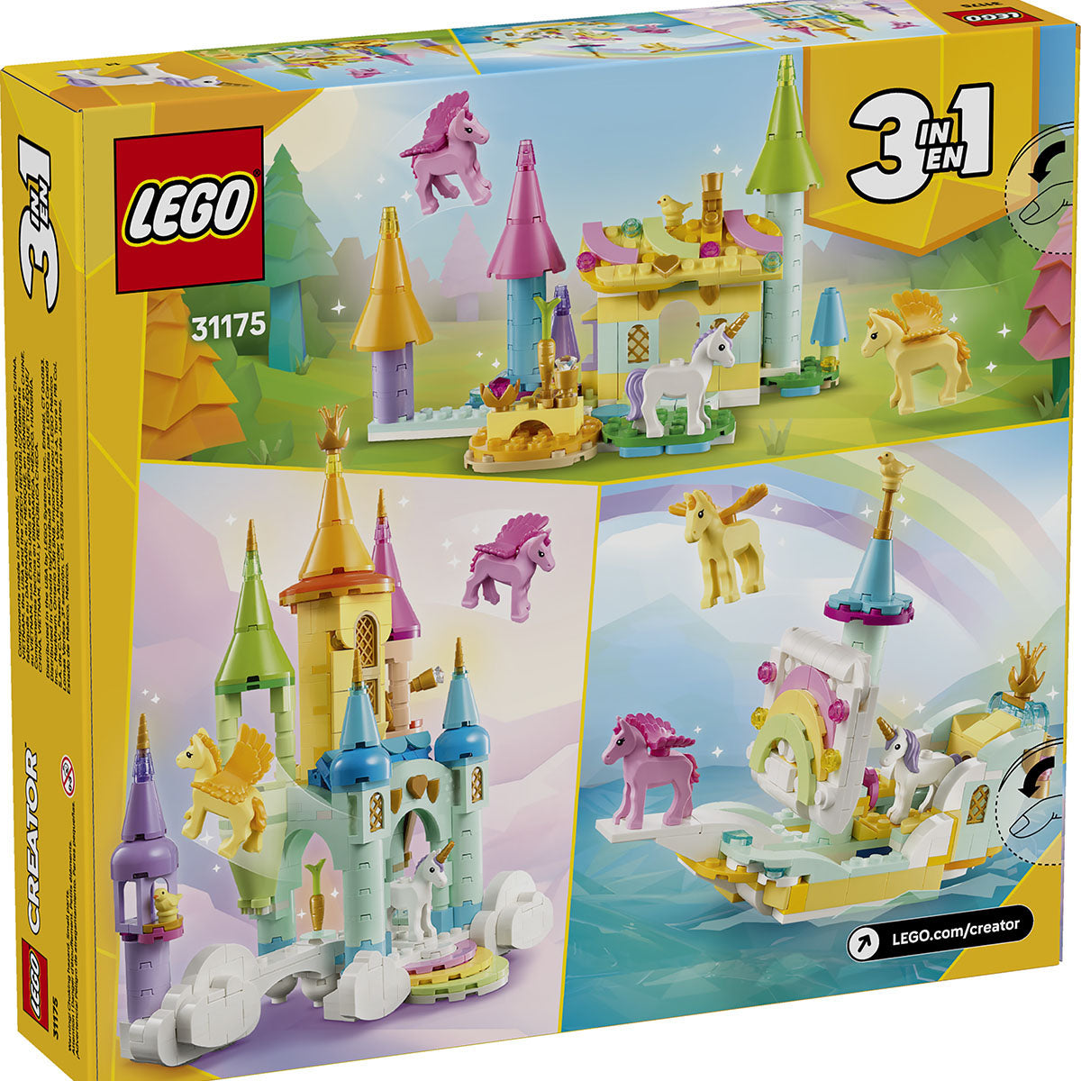LEGO Creator 3-in-1 Unicorn Castle
