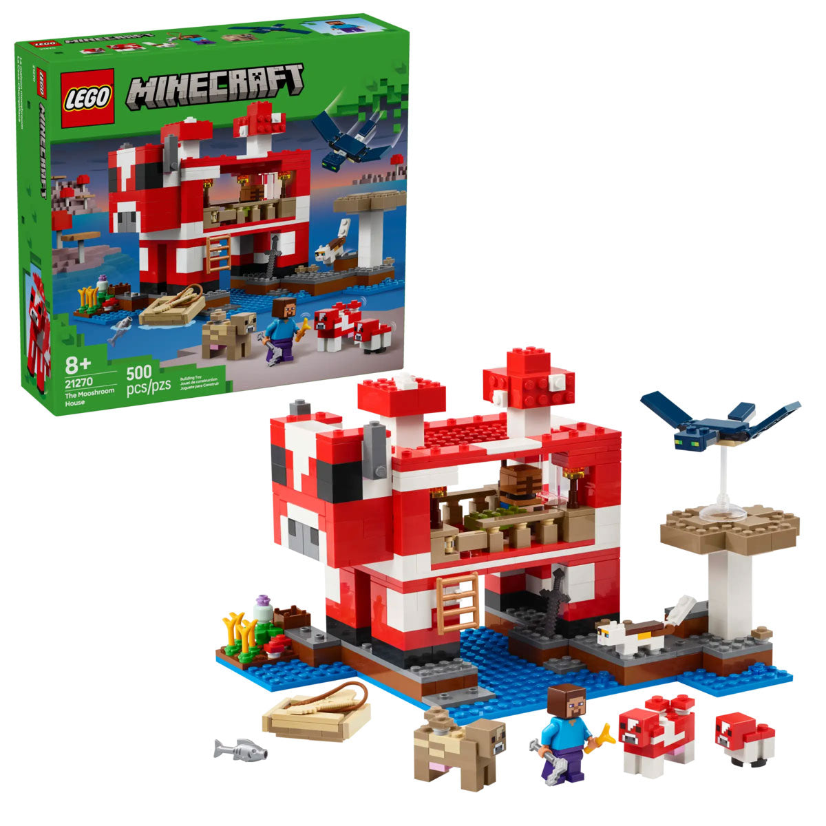 LEGO Minecraft The Mooshroom House