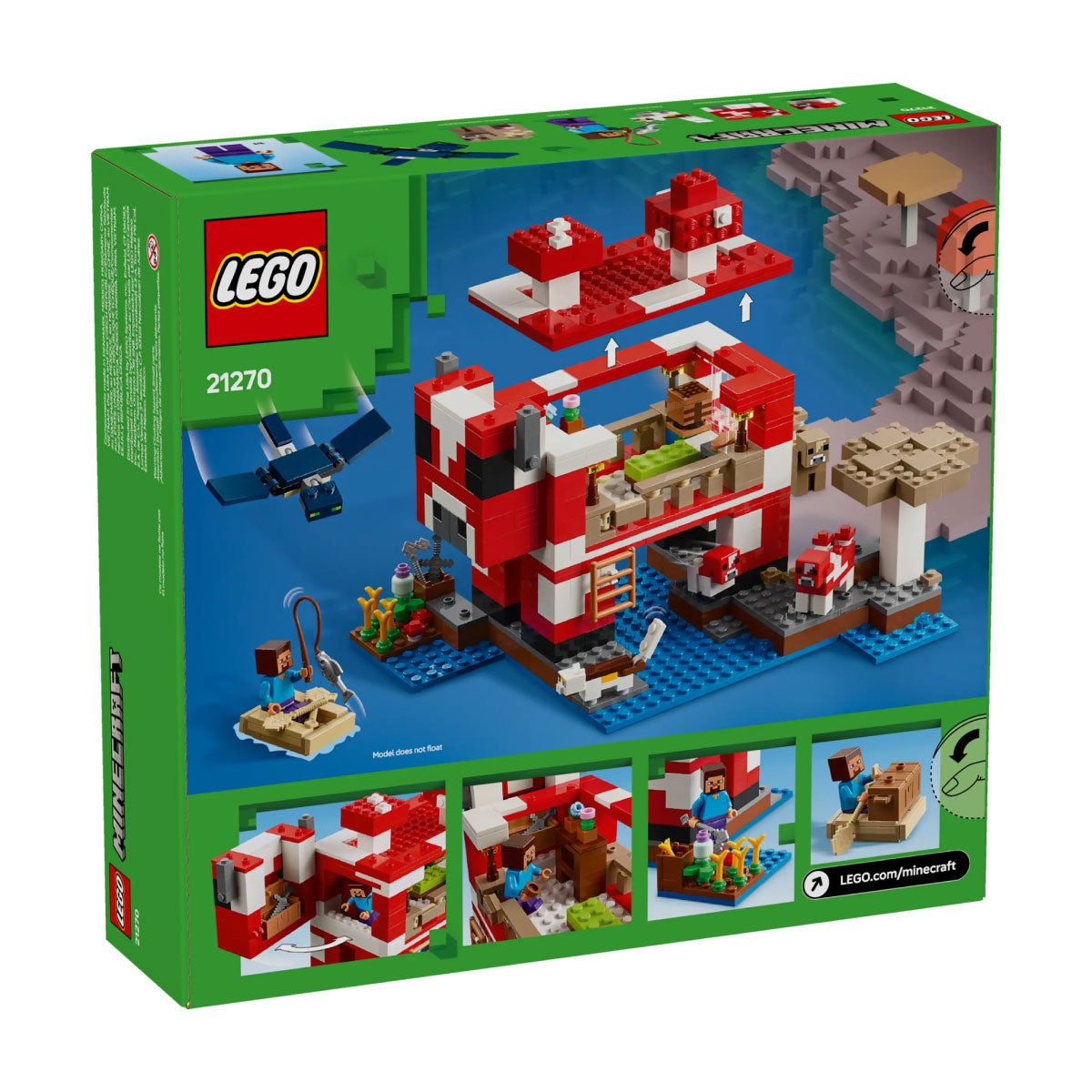 LEGO Minecraft The Mooshroom House