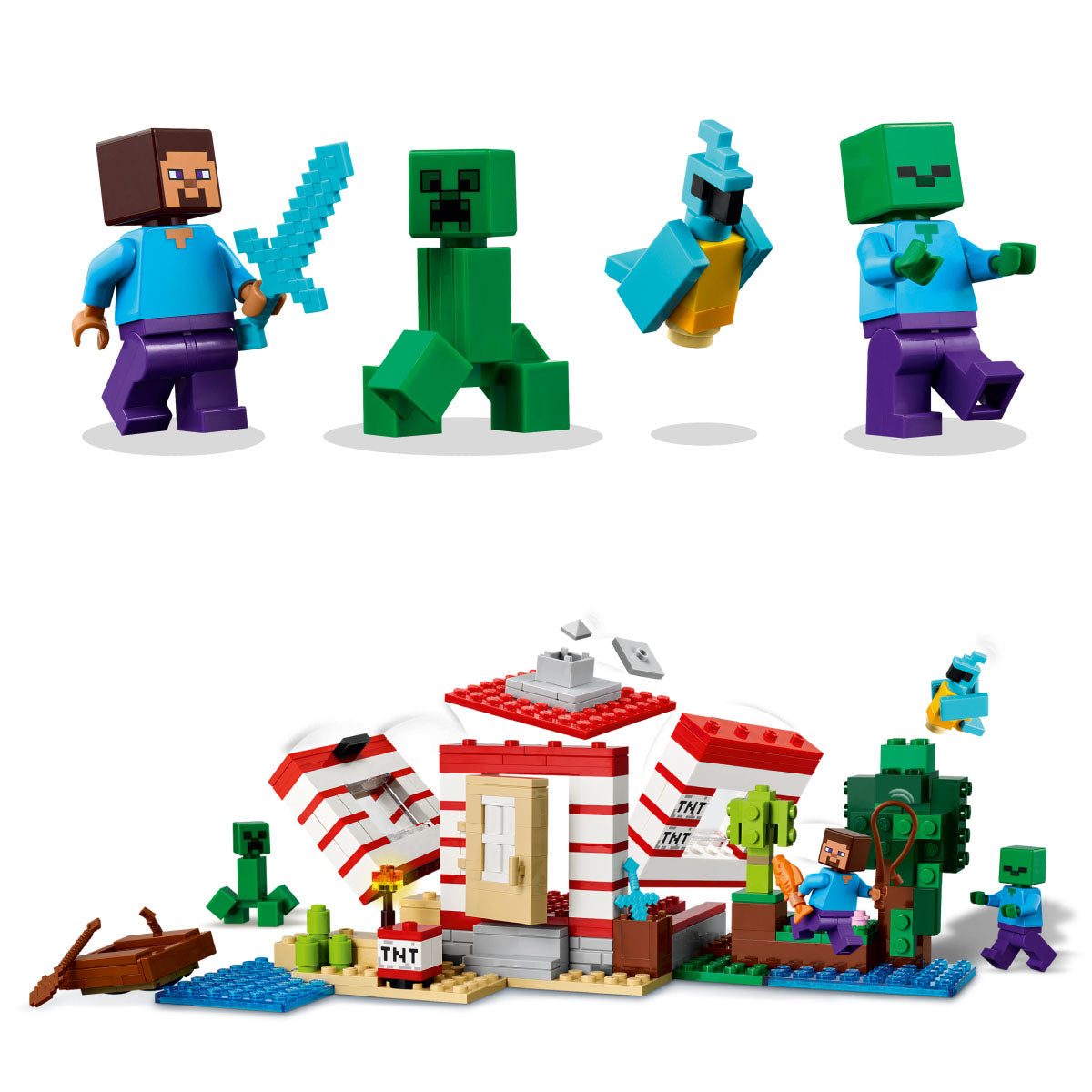 LEGO Minecraft The TNT Jungle House