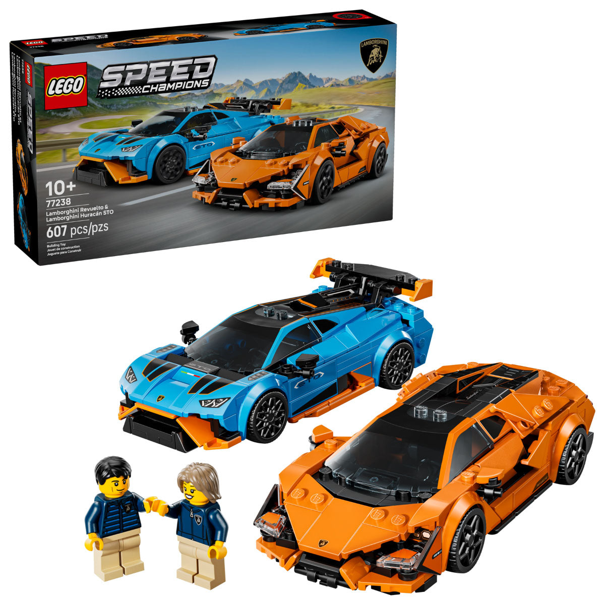 LEGO Speed Champions Lamborghini Revuelto & Lamborghini Huracan STO