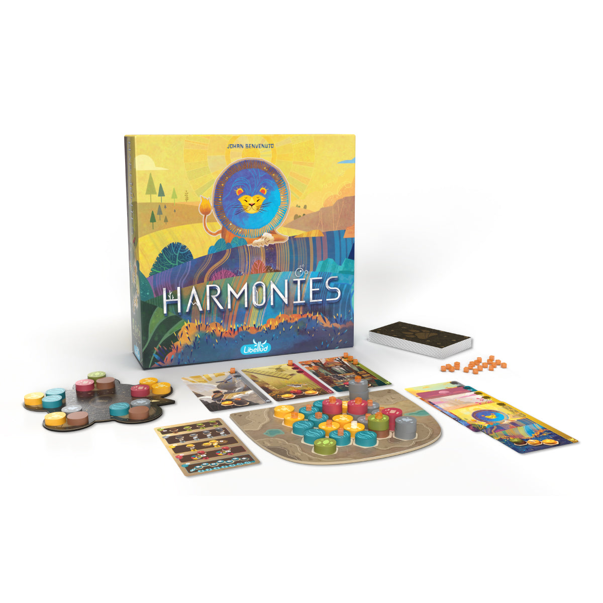 Libellud Harmonies Board Game setup