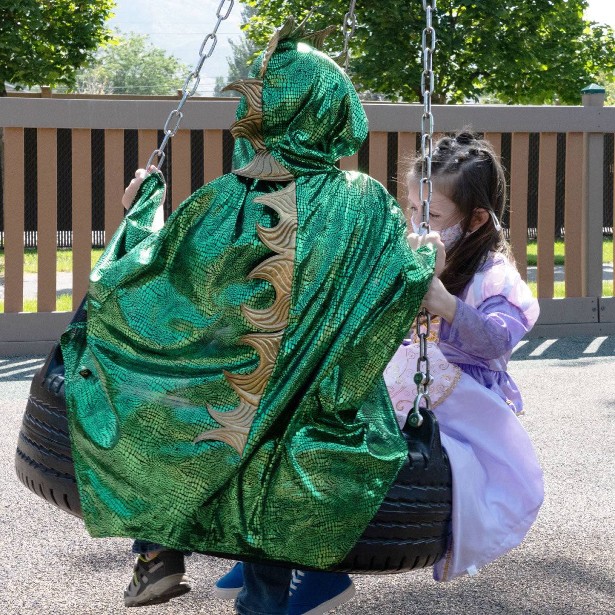 Little Adventures Dragon Cloak - Green