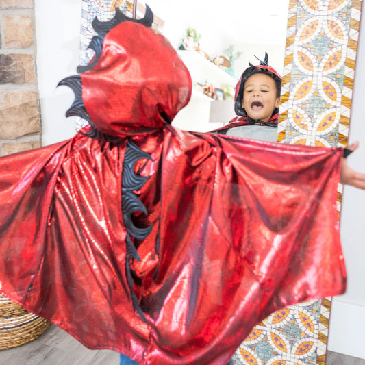 Little Adventures Dragon Cloak - Red
