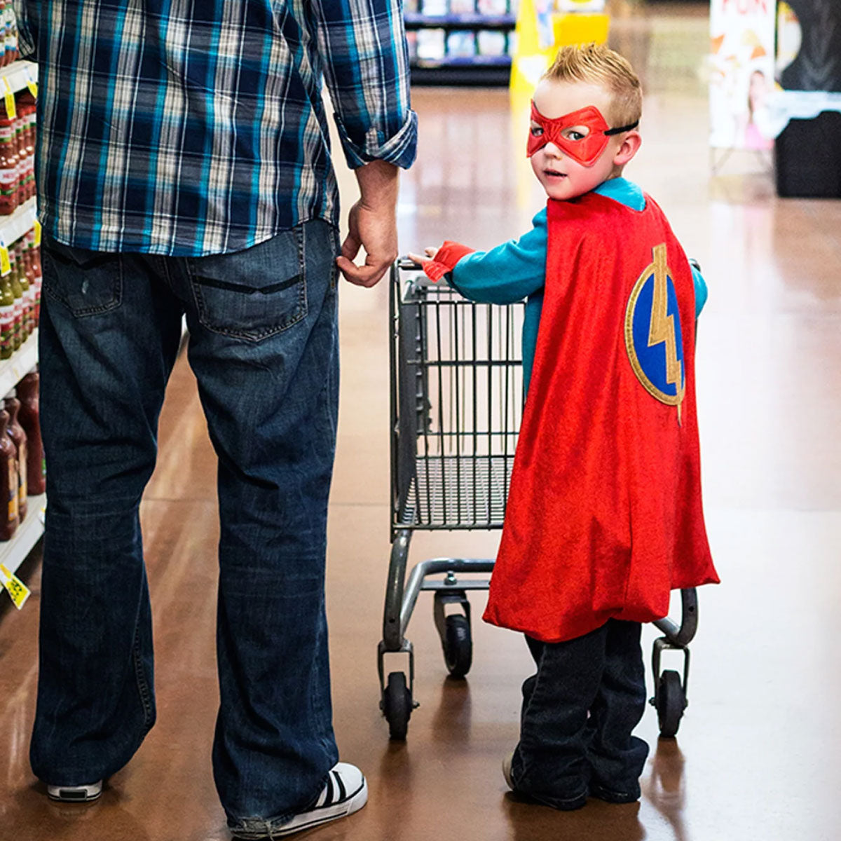 Little Adventures Red Hero Cape and Mask Set