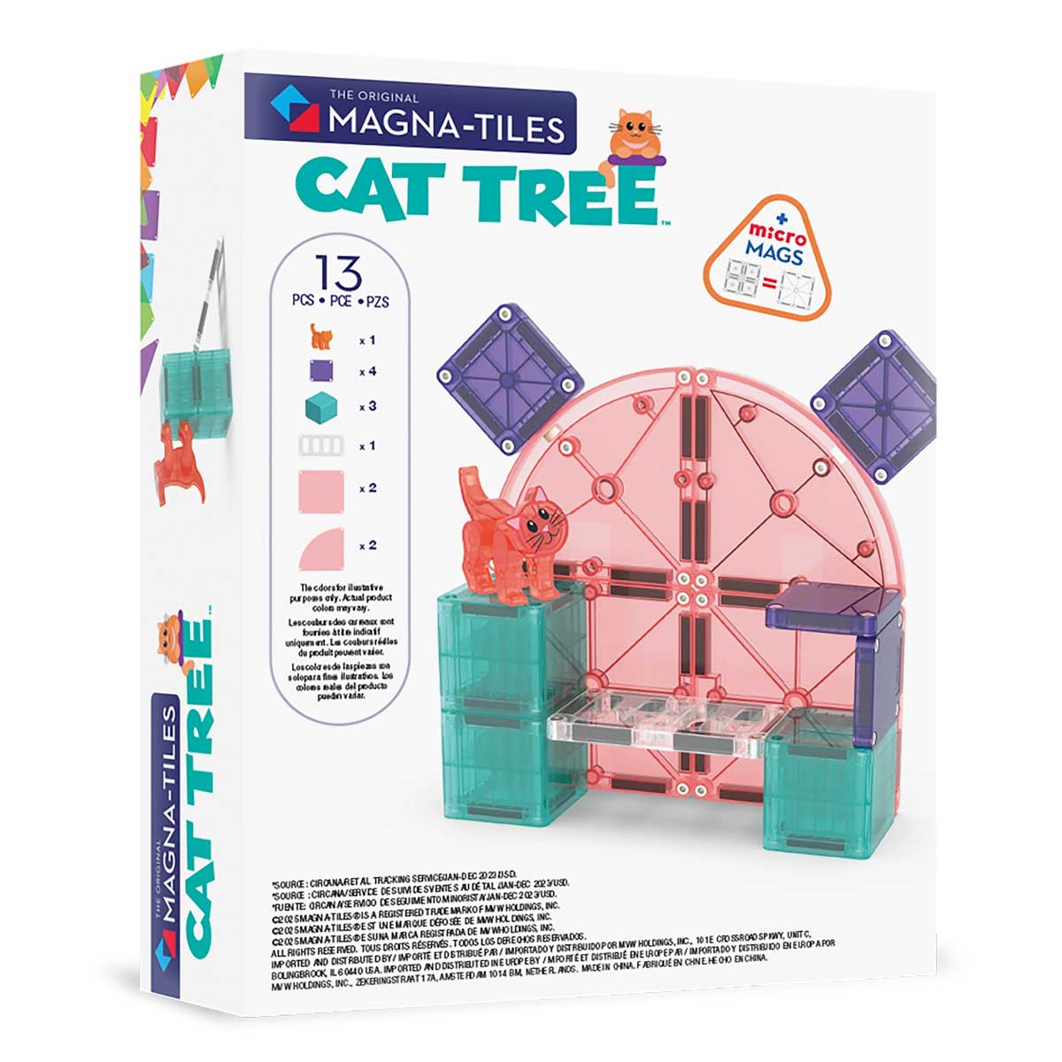 Magna-Tiles - Magna-Tiles Cat Tree 13-Piece Set