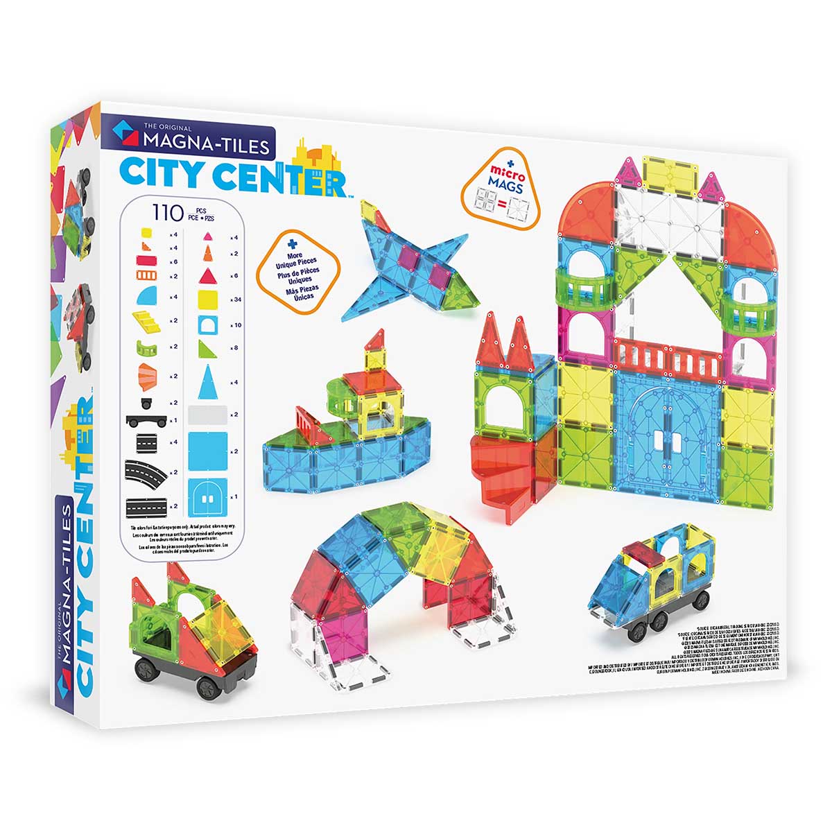 Magna-Tiles - Magna-Tiles City Center 110-Piece Set
