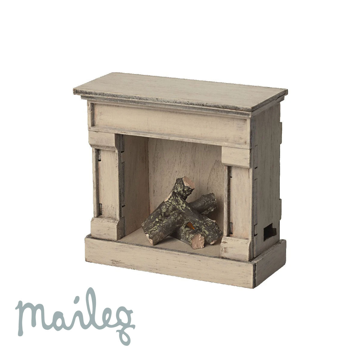 Maileg Mouse Fireplace - Off White
