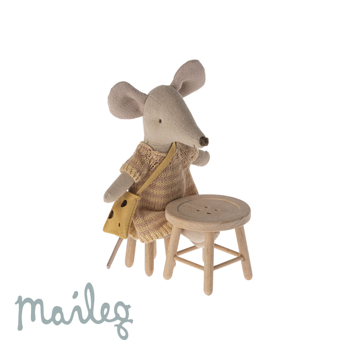 Maileg Mouse Table & Stool
