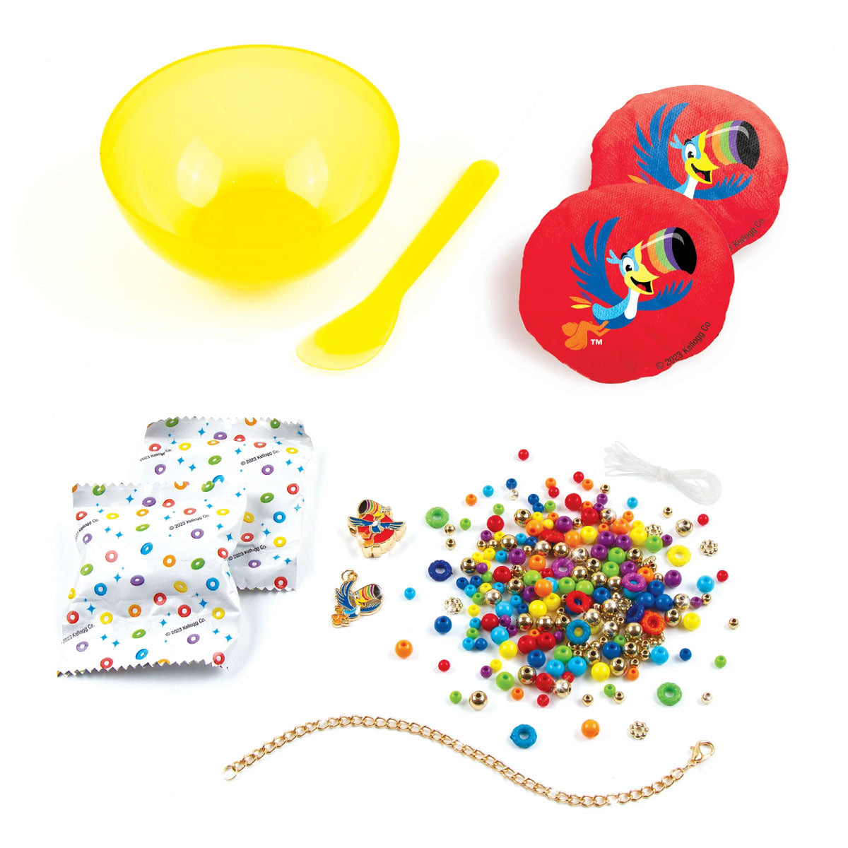 Cerealsly Cute Kelloggs Froot Loops DIY Bracelets Kit from Make It Real