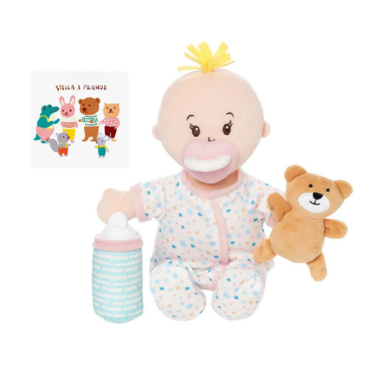 Love, Stella Sleepy Time Set Peach Doll with Blonde Tuft