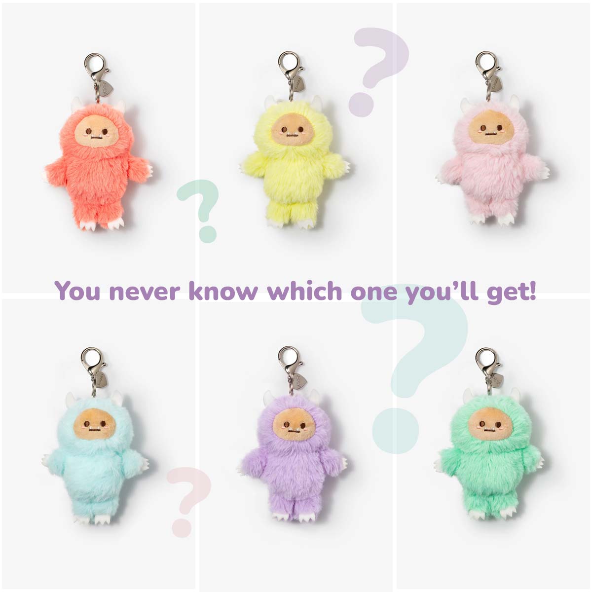 Hank Yeti Goes Pastel - Blind Box Bag Charm