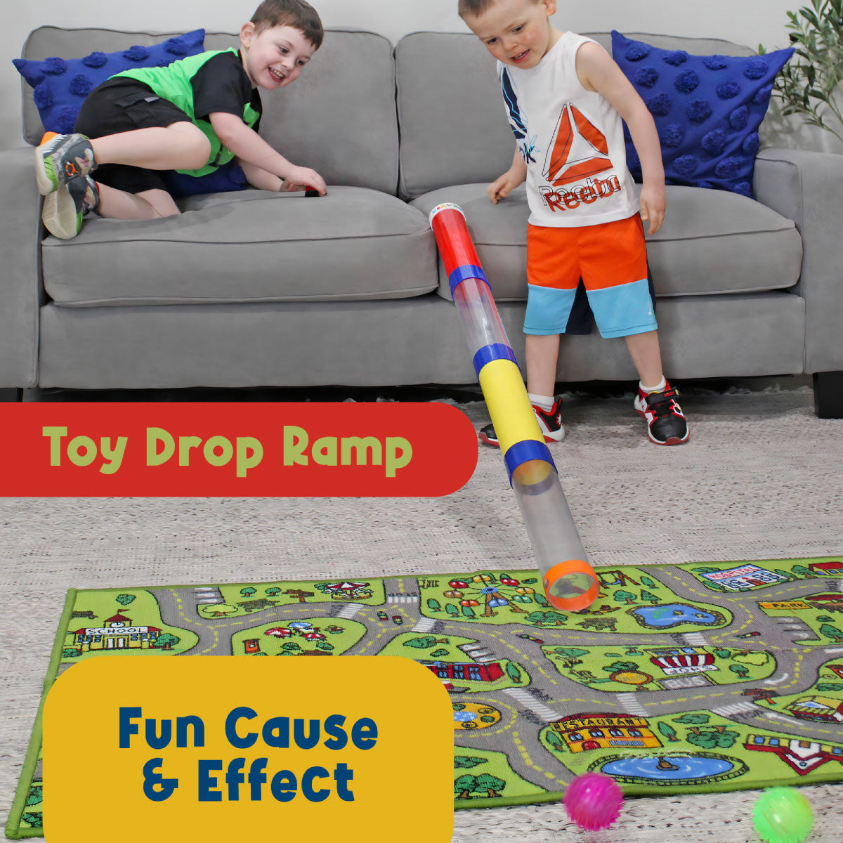 Meavia Toy Tunnel Raceway Set