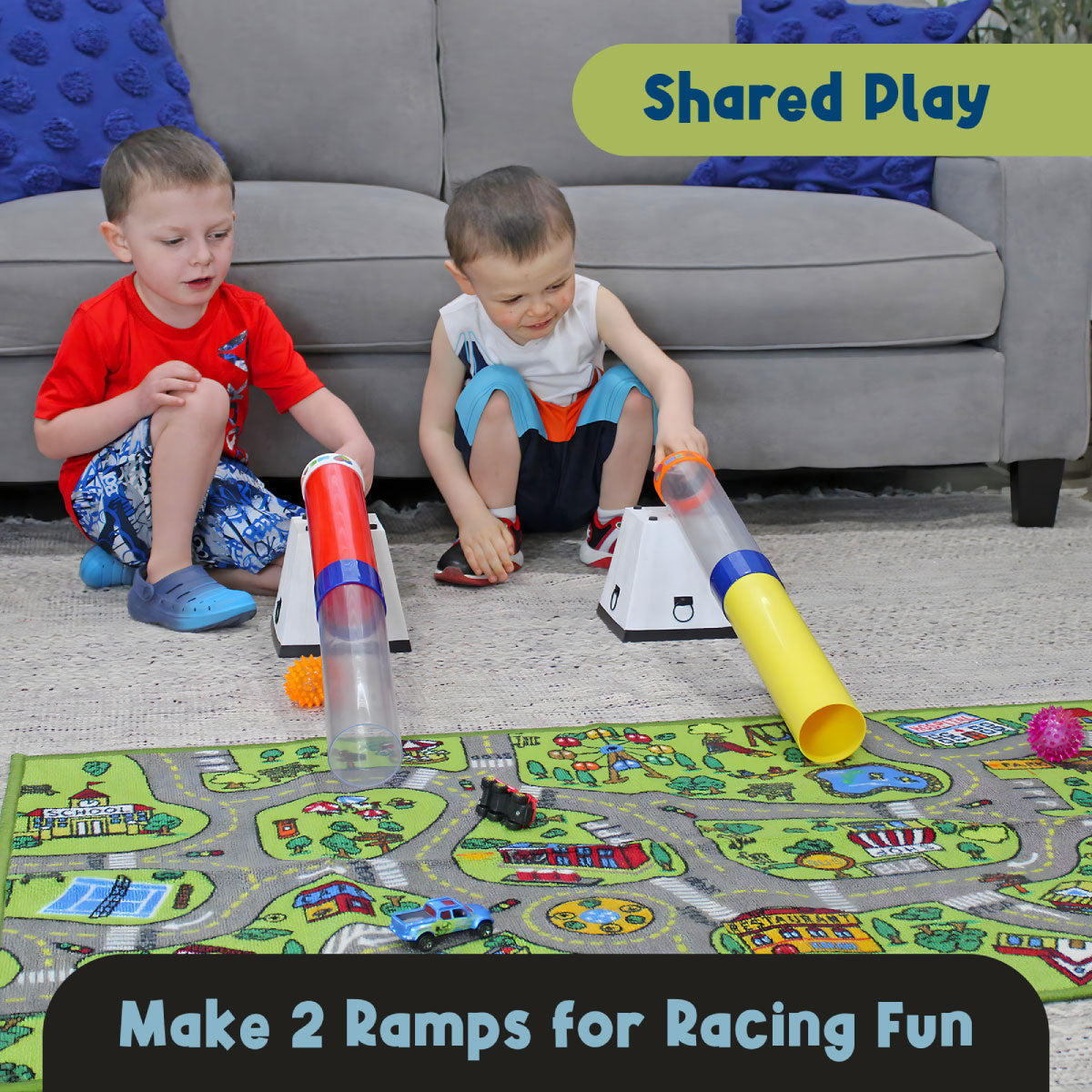 Meavia Toy Tunnel Raceway Set