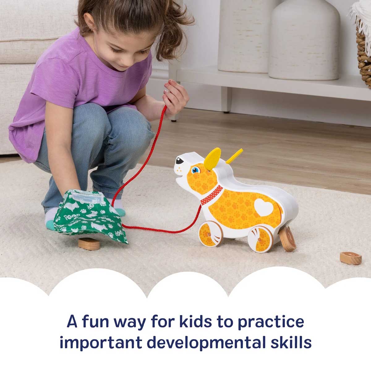 Feed, Walk & Poo Pup Play Melissa & Doug