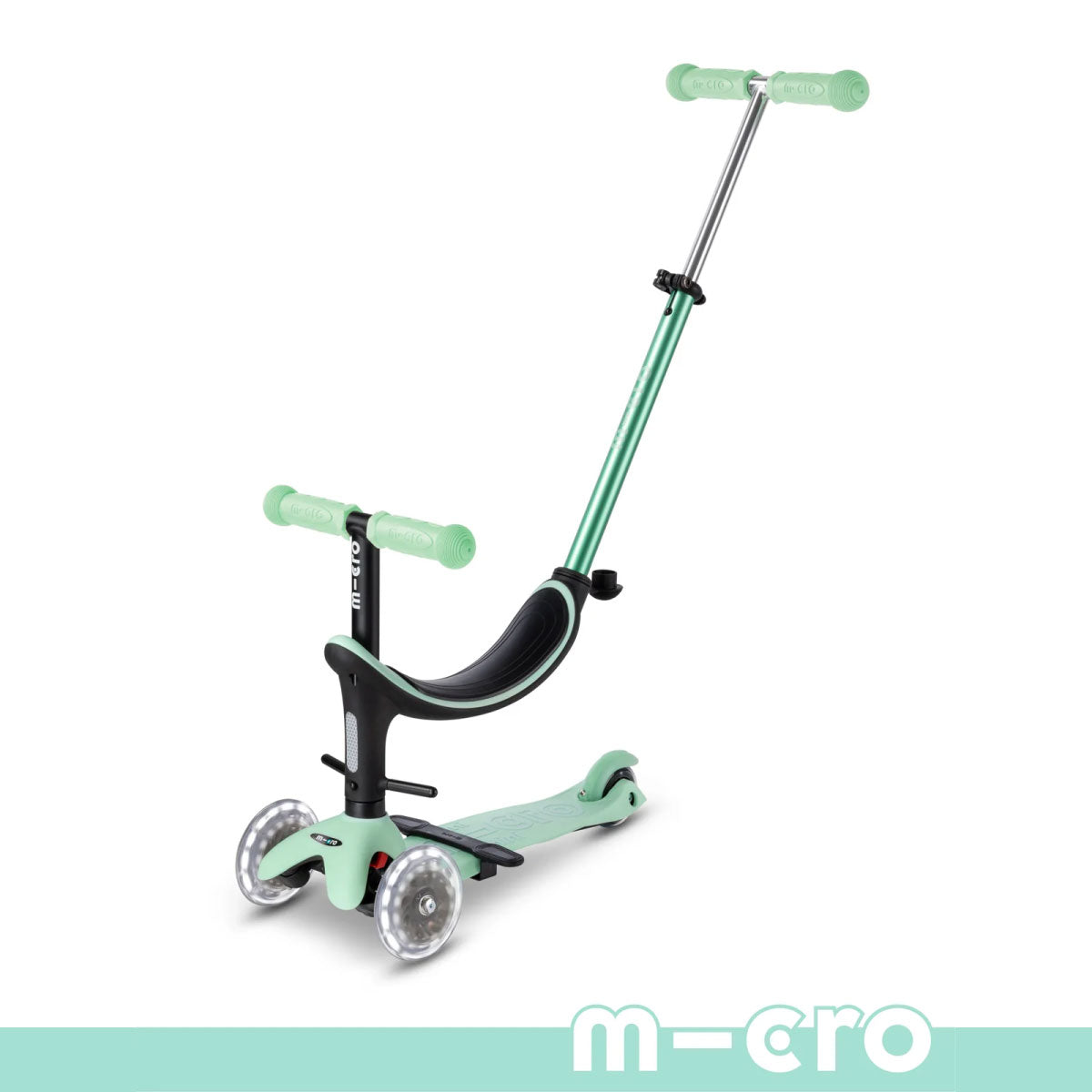 Mini2Grow Deluxe LED Multi-Stage Scooter - Mint