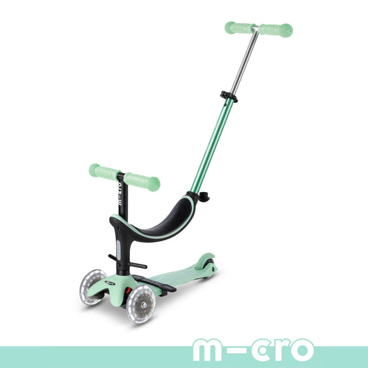 Mini2Grow Deluxe LED Multi-Stage Scooter - Mint