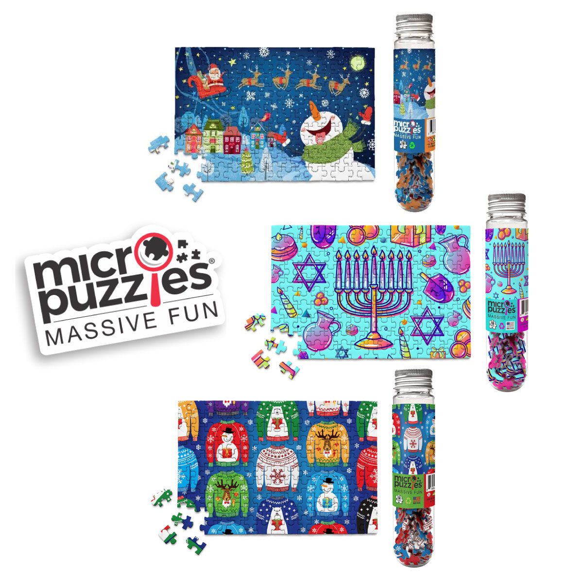 Micro Puzzles Holiday 150 pc Mini Jigsaws
