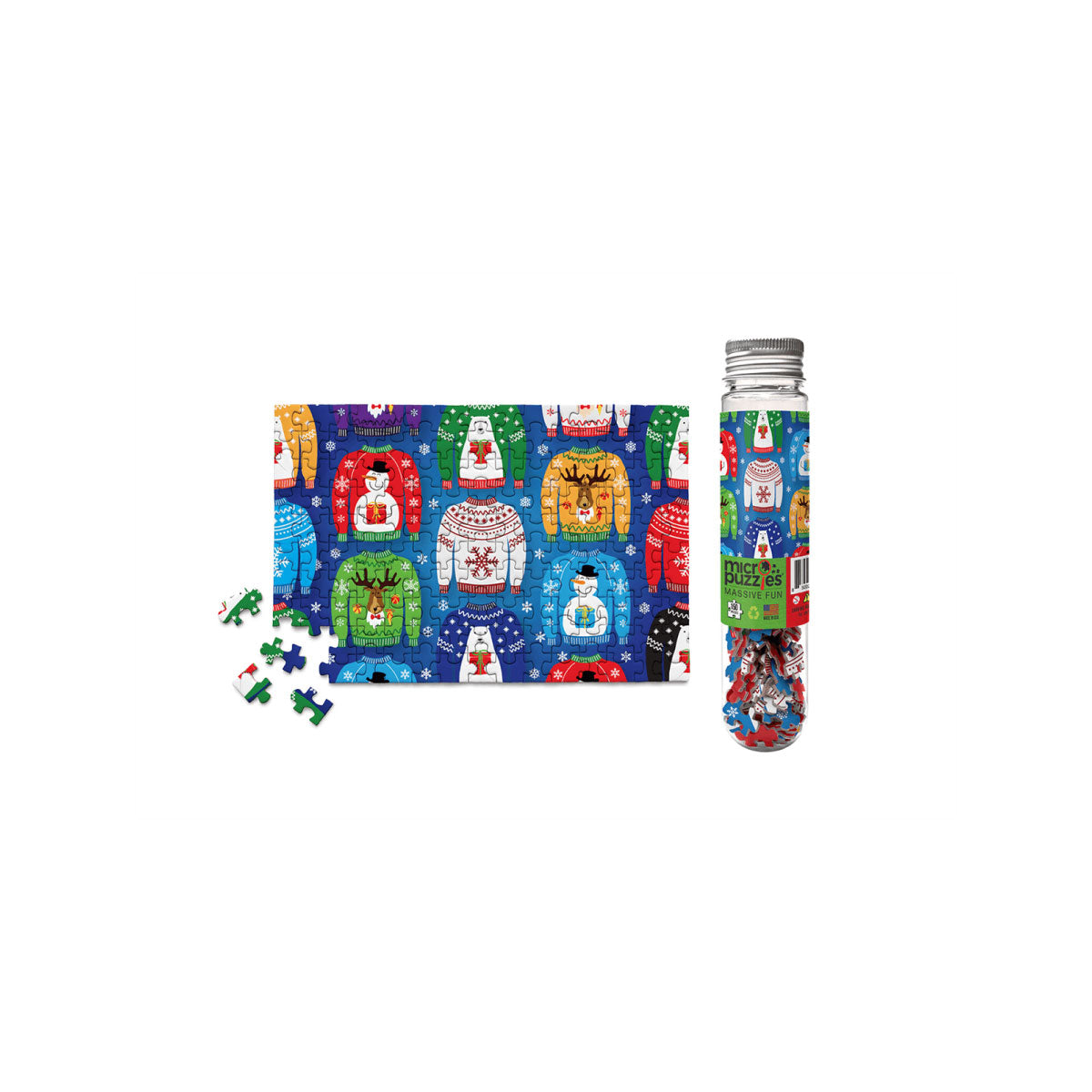Christmas Sweaters - Micro Puzzles Holiday 150 pc Mini Jigsaw