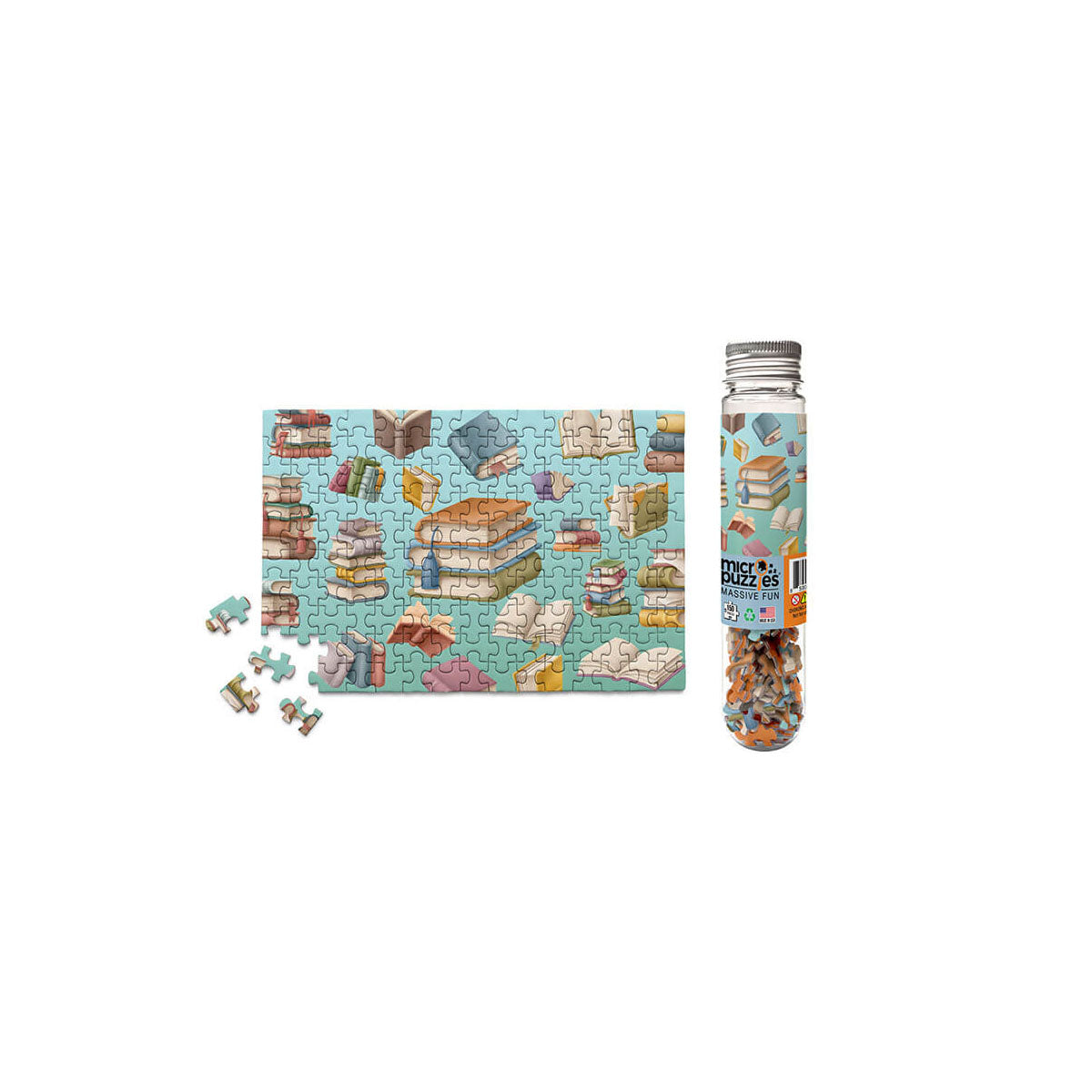 Book Collage - Micro Puzzles 150 pc Mini Jigsaw