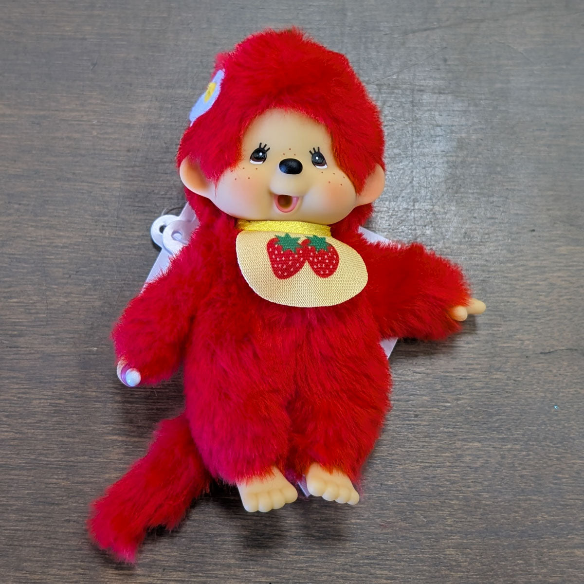 Strawberry Red Monchhichi Fruit Beanie Plush - 5"