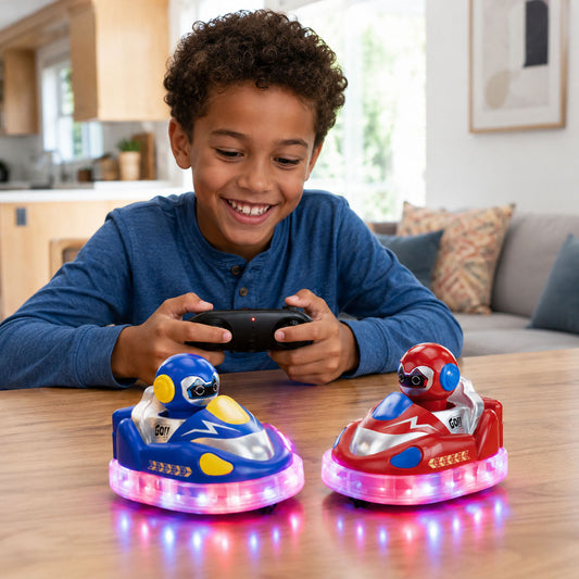LumeZoom RC Glow Crasherz Bumper Cars